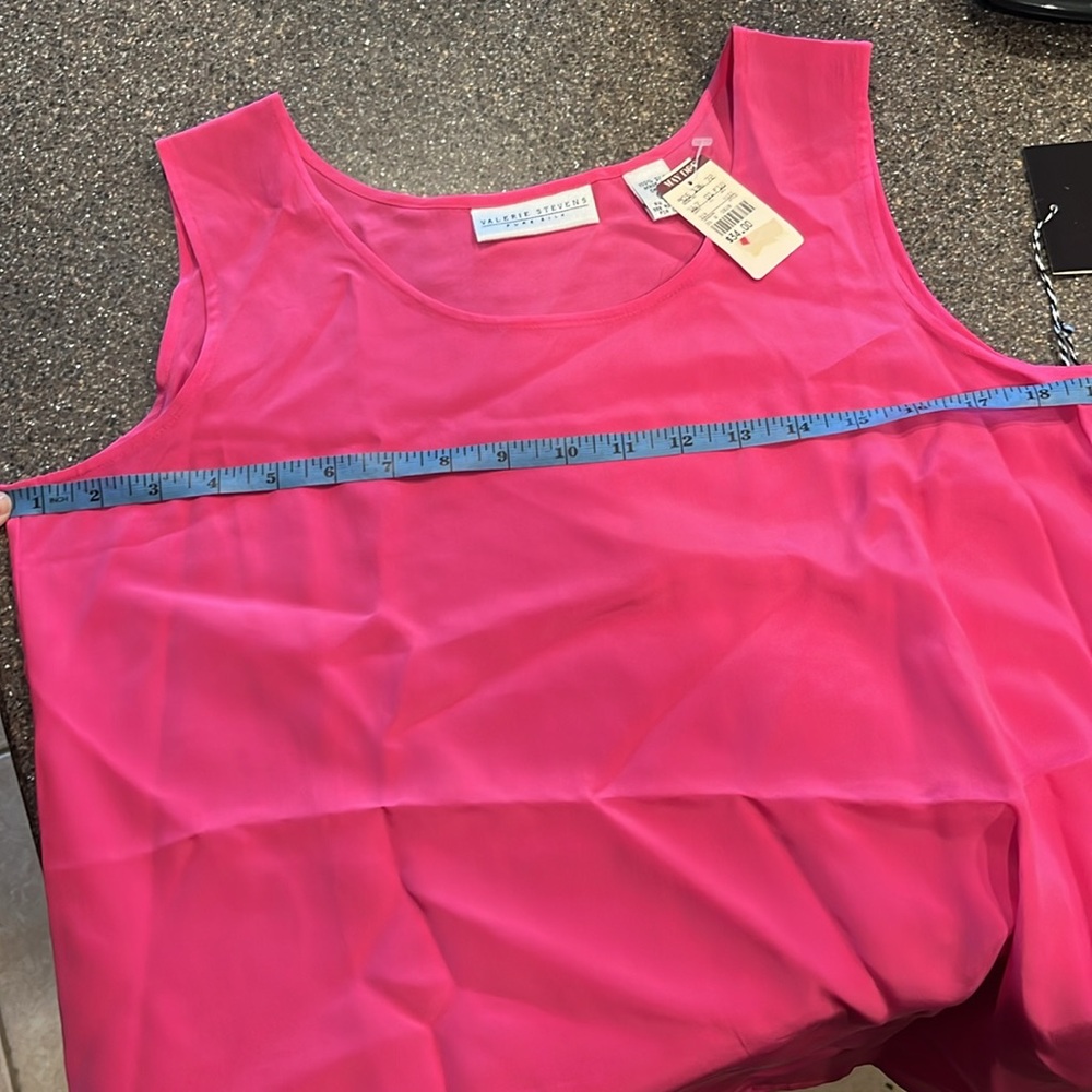 Valerie Stevens pure silk tank - Picture 5 of 6